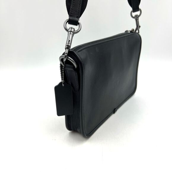 Coach Heritage Convertible Crossbody Black Bag Purse C8139 - Picture 5 of 9